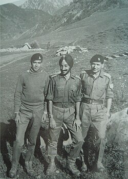 Major Ahluwalia in his Army days
